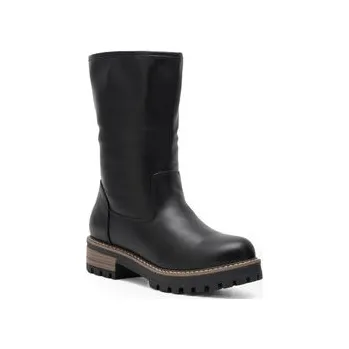 Dámské kozačky Polokozačky Clara Barson NINA WS5120-02 Černá 43