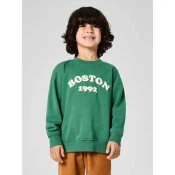 Chlapecká mikina Sinsay - Mikina s potiskem - zelená - 440GV-77X - 440GV-77X-122