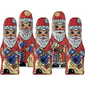 Čokoláda Figurka Santa Claus z mléčné čokolády 5 x 12,5 g BIO ROSENGARTEN
