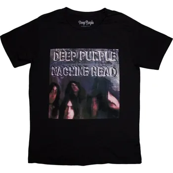 Pánské tričko Deep Purple Machine Head Album Cover Black S Tričko