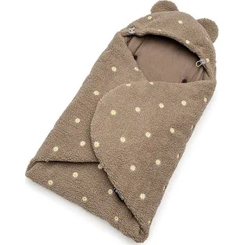 Dětské zboží T-TOMI Wrapper Teddy Brown flowers