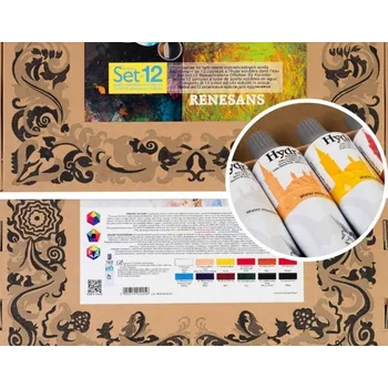 Olejová barva Renesans 01.1699 Sada olejových barev 12 x 60 ml 12 ks