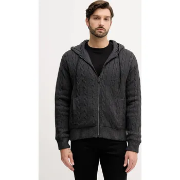 Pánský svetr Svetr BOSS Orange Kudable 50548679 šedá 90B, vel. L