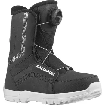 Boty na snowboard Juniorské snowboardové boty Salomon Whipstar Boa Black / White Velikost: 33.5