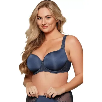 Podprsenka Hladká podprsenka LingaDore 1400-1A dark denim velikost 75D