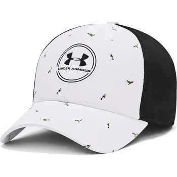 Kšiltovka Under Armour Iso-Chill Driver Mesh Adjustable, White/Black, pánské