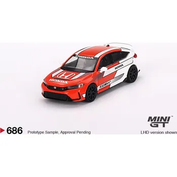 autíčko HONDA CIVIC TYPE R PACE CAR 2023 - 1:64 - Mini GT