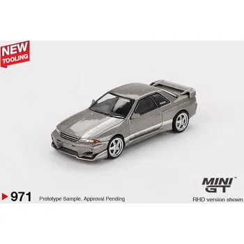 autíčko NISSAN GT-R (R32) VEILSIDE COMBAT C-I 2011 - grey met. -1:64 Mini GT