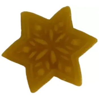 Vánoční ozdoba Vánoční hvězda z vosku - zářivý klenot vašeho stromečku