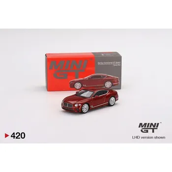 autíčko Bentley Continental GT Speed 2022 Candy Red - 1:64 - Mini GT