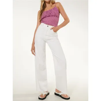 Sinsay - Top na ramínkách s řasením u výstřihu a geometrickým vzorem - vícebarevná - 9010J-MLC - 9010J-MLC-XL