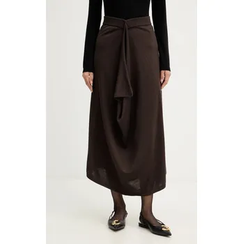 Dámská sukně Vlněná sukně Liviana Conti L5WA28 hnědá 89X, vel. L