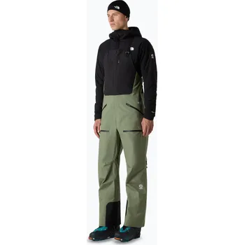 Snowboardové kalhoty Pánské lyžařské kalhoty The North Face Summit Tsirku GTX Pro Bib bark mist/black