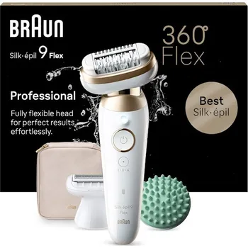 Epilátor Braun Silk-épil 9 Flex 9071 3D se 5 nástavci a prémiovým pouzdrem