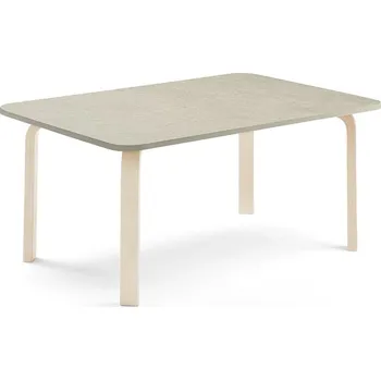 Psací stůl Stůl ELTON, 1200x700x530 mm, bříza, akustické linoleum, šedá