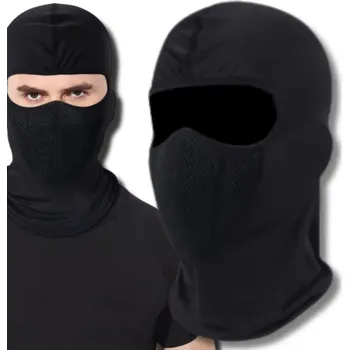 Kukla Camerazar Kukla černá prodyšná maska na motorku do hor