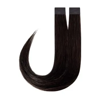 Rapunzel of Sweden Premium Tape Extensions Straight / Classic Tape 4 cm / 8 pieces 2.3 Chocolate Brown 50 cm Prodloužení vlasů