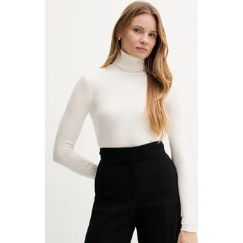 Dámský svetr Svetr Polo Ralph Lauren dámský, béžová barva, s golfem, 211976982 01X, vel. XL