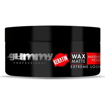 Stylingový přípravek Gummy Wax MATTE KERATIN Maximum Hold - matný vosk s keratinem a silnou fixací, 150 ml
