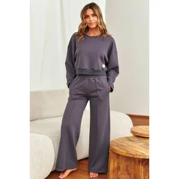 Dámská souprava Doctor Nap 7360 - bavlna Tmavě šedá XL