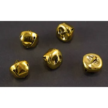 Vánoční dekorace Rolnička zlatá 0,8 cm x 1 cm