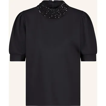 Dámské tričko Monari Dámská Jerseyová Blůza S Flitry, černá, 34