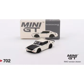 autíčko NISSAN SKYLINE KENMERI LIBERTY WALK 1973 - bílá -1:64 - Mini GT