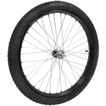 Zapletené kolo Obuté zapletené kolo na kárku 23x2