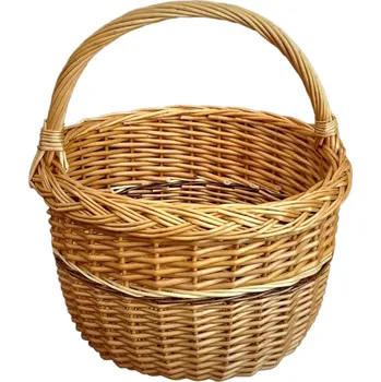 Matgroup Košík nákupní kulatý BOLERO plné pr.29x34cm, lak., NOVÝ