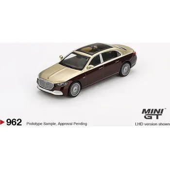 autíčko Mercedes-Maybach S 680 - zlatá/vínová - 1:64 - Mini GT