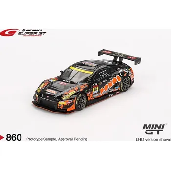 autíčko Nissan GT-R NISMO GT3 nr10 "PONOS GAINER GT-R" 2023 SUPER GT SERIES -1:64 - Mini GT - blister