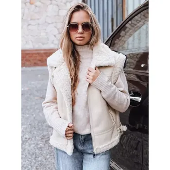 Dámská vesta Dámská vesta DSTREET TY5238 BÉŽOVÁ L