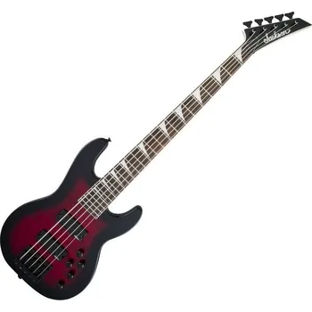 Baskytara Jackson JS Series Concert Bass JS3VQ AH Transparent Red Burst 5-strunná baskytara