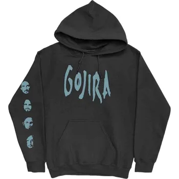 Pánská mikina Gojira Fortitude Faces (Back & Sleeve Print) Black L Mikina