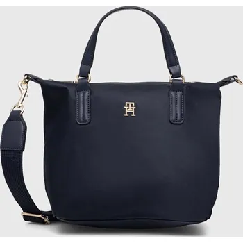Kabelka Tommy Hilfiger tmavomodrá barva, AW0AW15640 AW0AW15640.NOS 59X, vel. ONE SIZE