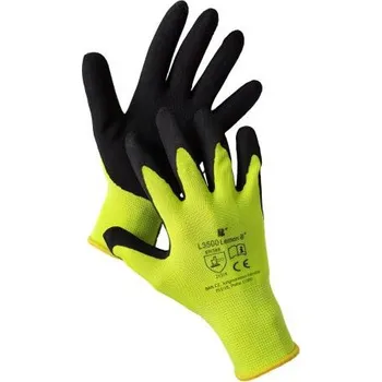Pracovní rukavice Rukavice nylonové Palawan-Lemon-Wayna velikost 9"