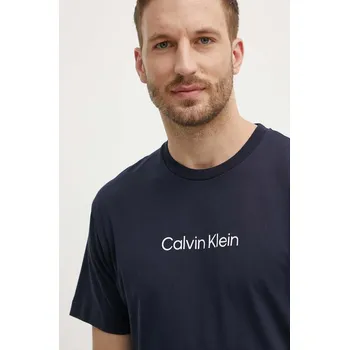 Bavlněné tričko Calvin Klein K10K111346 námořnická modř 59X, vel. S
