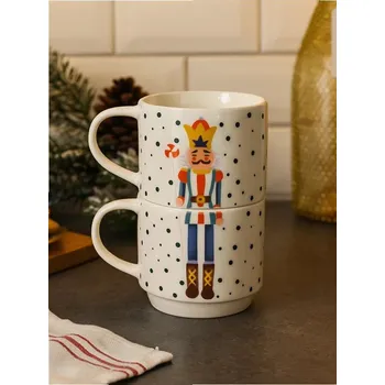 Sinsay - Hrnky s vánočním motivem – 2 kusy - zelená - 060GI-77X - 060GI-77X-ONE