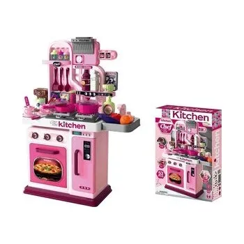 Dětská kuchyňka Kuchenka ze światłem i dźwiękiem różowa