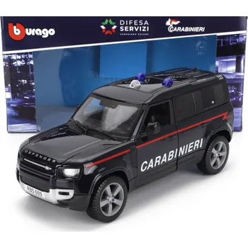 autíčko LAND ROVER - NEW DEFENDER 110 CARABINIERI 2022 - modrá 1:24 - Bburago