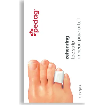 pedag Toe Strip: Gelový prstenec na kuří oka, bradavice, odřeniny Velikost vložek: L/LX