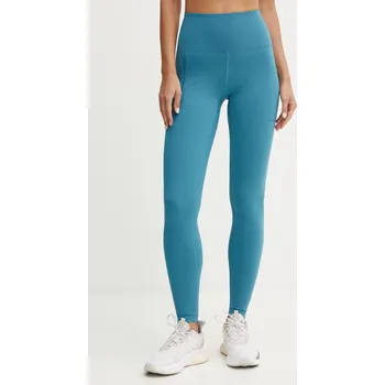 Dámské legíny Tréninkové legíny New Balance modrá barva, hladké, WP41275TEI 55X, vel. M