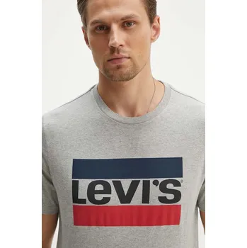 Pánské tričko Tričko Levi's Mainline Graphic 39636.0002 šedá 90X, vel. XXL