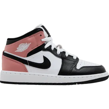 Pánská obuv Jordan 1 Mid White Rust Pink Black (GS) 38