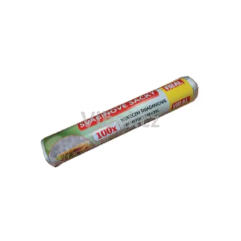 Sáček na potraviny VIBAL Sáčky svačinové s klipsem 18x23cm 12my 120ks/50rol