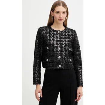 Dámské sako Sako MICHAEL Michael Kors černá barva, MF510CAJSD 99X, vel. 36