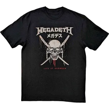Pánské tričko Megadeth Crossed Swords Black 2XL Tričko