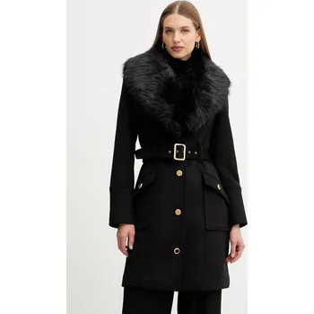 Dámský kabát Kabát s příměsí vlny Marciano by Guess ALICE 5BGL26.1799Z černá 99X, vel. 34