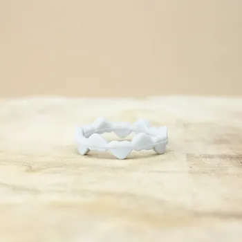 Prsten Prstýnek Love Barva: Šedá, Velikost: XS - 52 mm