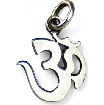 Přívěsek Megalith ÓM - malý stříbrný přívěsek, Ag 925